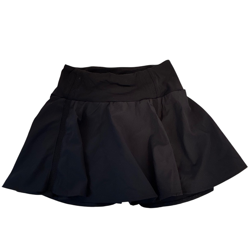 CRZ YOGA Black Athletic Skirt Shorts Tennis Golf Running Workout Womens XS